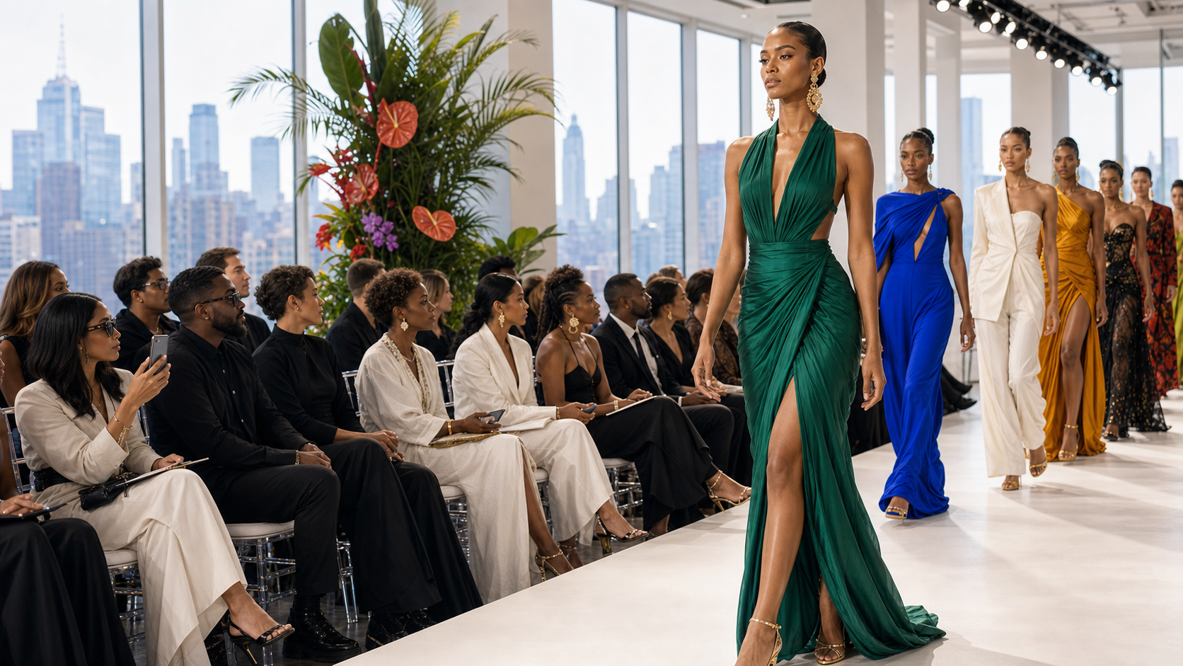 Premium sponsor-ready fashion week reception