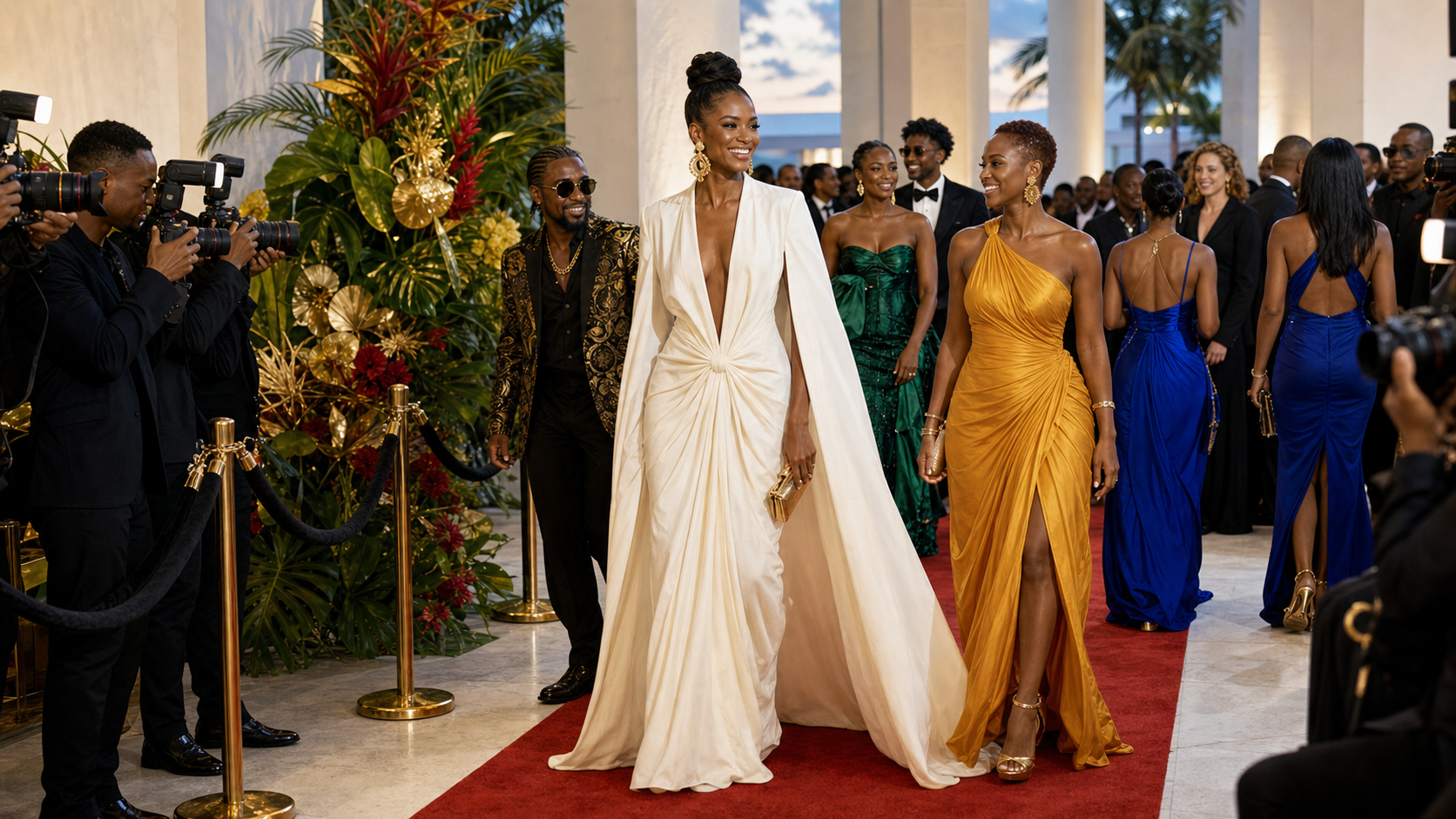 Fashion media and press at Jamrock Fashion Week